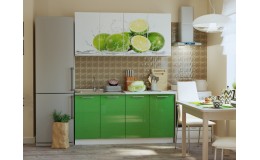 Кухонный гарнитур риал к-33-зеленый 1600