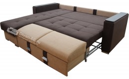 Угловой диван Эко 30 (Металлокаркас) тройной раскладки