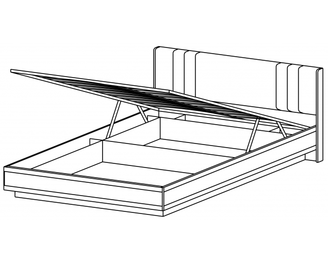 Кровать КР-1011 (1,2х2,0)