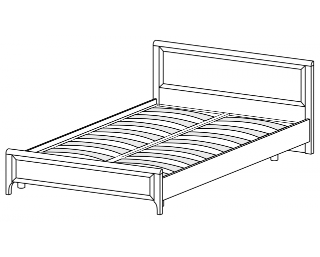 Кровать КР-2021 (1,2х2,0)