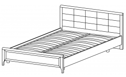 Кровать КР-2032 (1,4х2,0)
