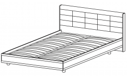 Кровать КР-2072 (1,4х2,0)
