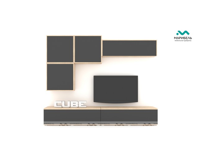 Гостиная модульная Куб (Cube) Компоновка 9