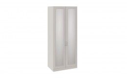Шкаф для одежды с 2 зеркальными дверями с опорой «Сабрина» (Кашемир)